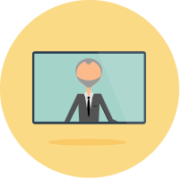 Teleconferencing icon