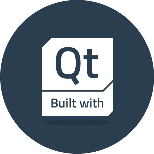 Built with Qt icon